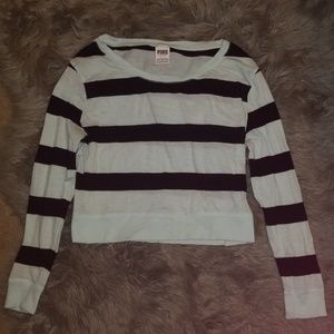 Victoria Secret PINK long sleeve crop top